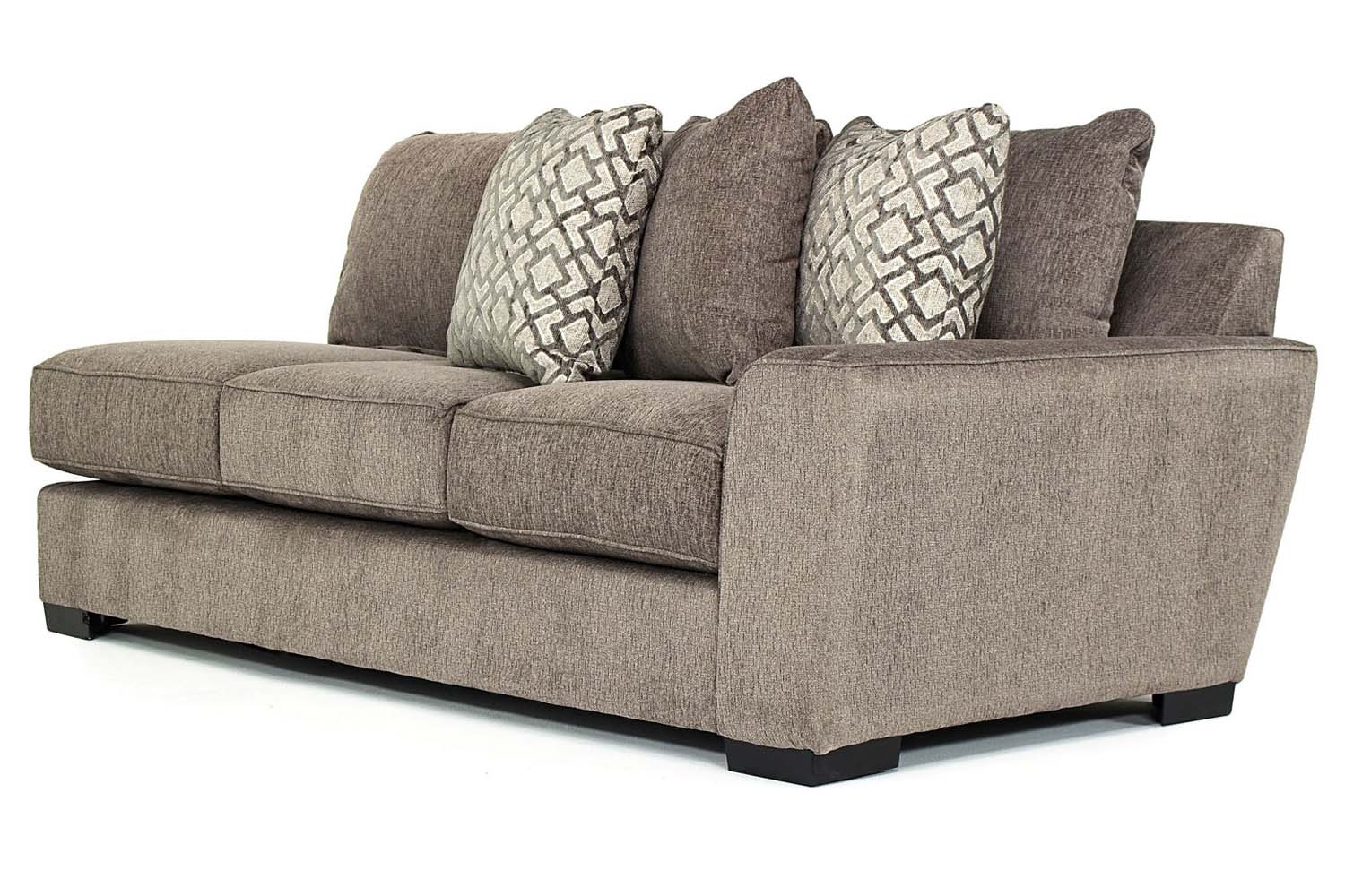 Oracle 1 Arm Sofa in Regis Sable, Right Facing (Ophelia Fog) Mor