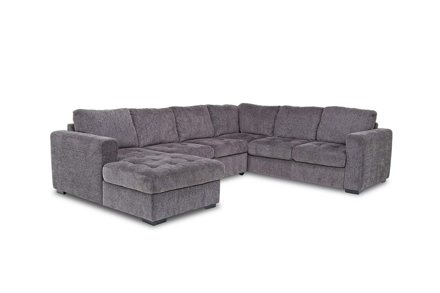 Claire Full Pullout Tux Chaise Sectional Sectionals Living Room