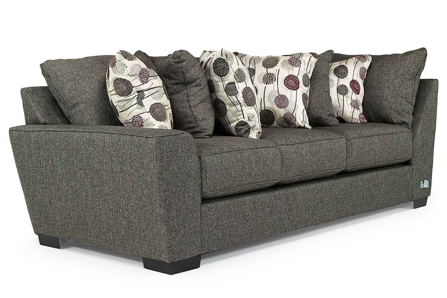 Oracle Tux Sofa in Titanium, Left Facing, Down Mor Furniture