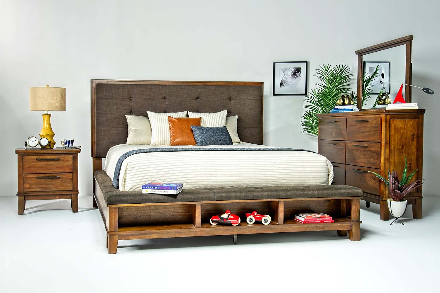 Cagney Upholstered Panel Bedroom Set Bedroom Sets Bedroom