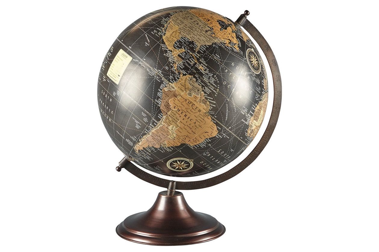 Oaken Metal Globe