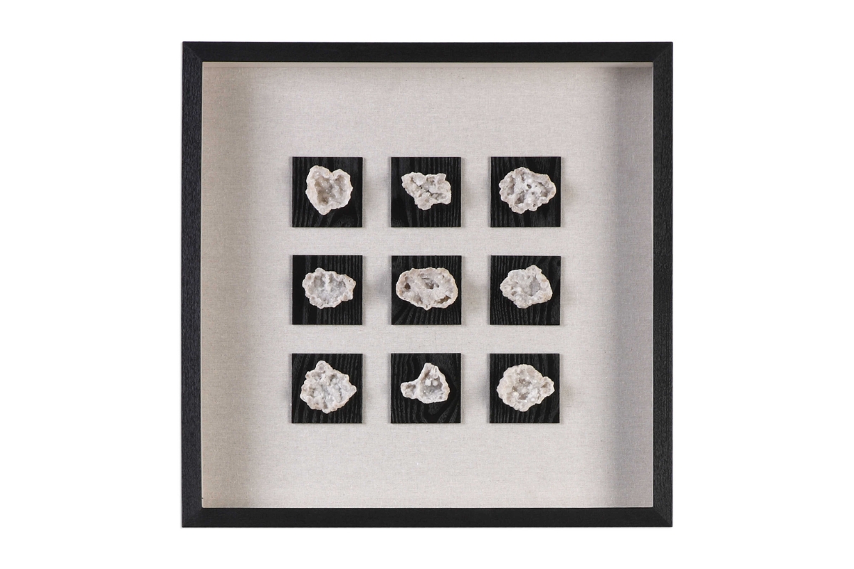 Geode Shadow Box Wall Art Wall Art Accents