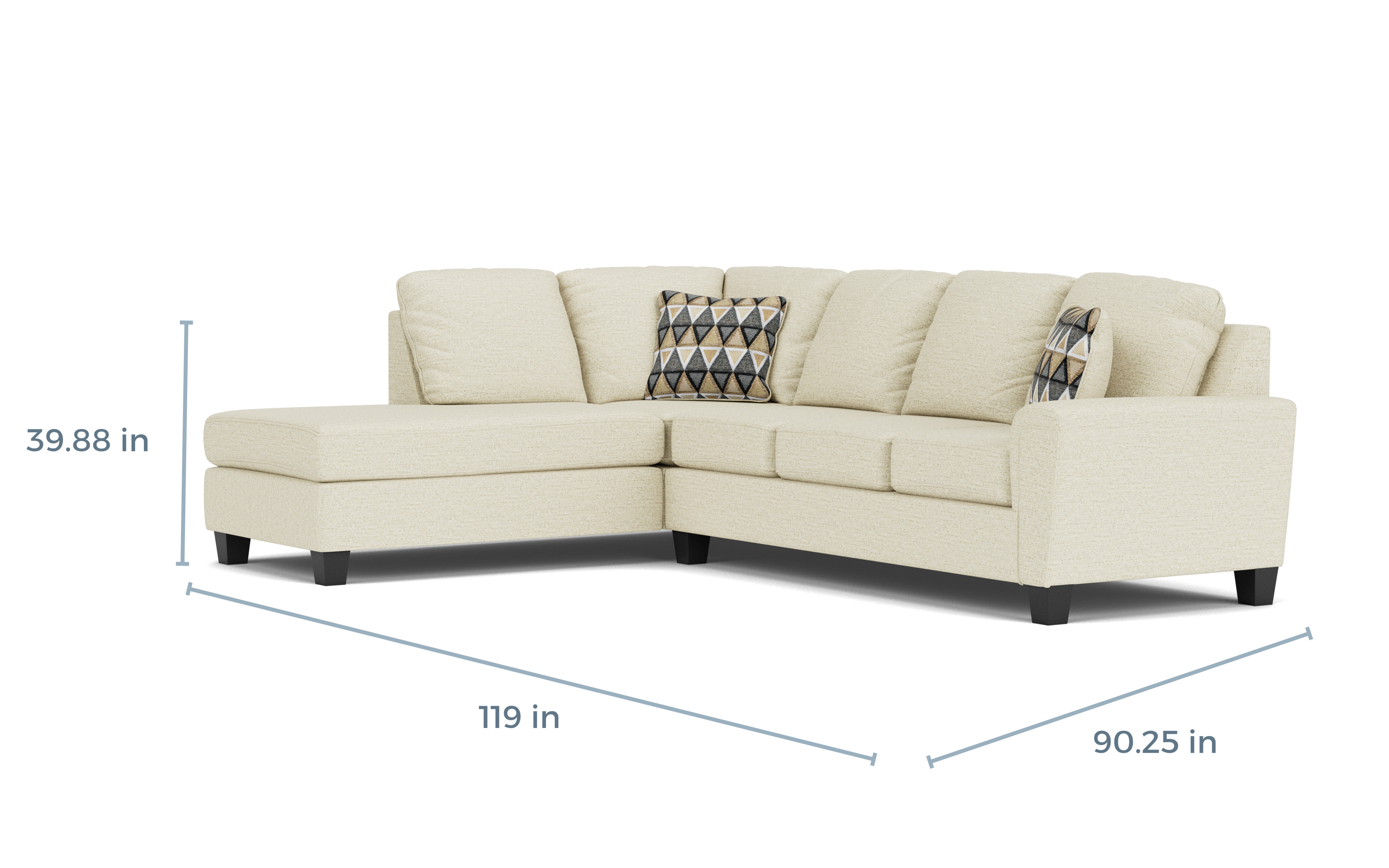 【限定販売】 Abinger Sofa Chaise Sectional | Sectionals | Living Room ワンピース