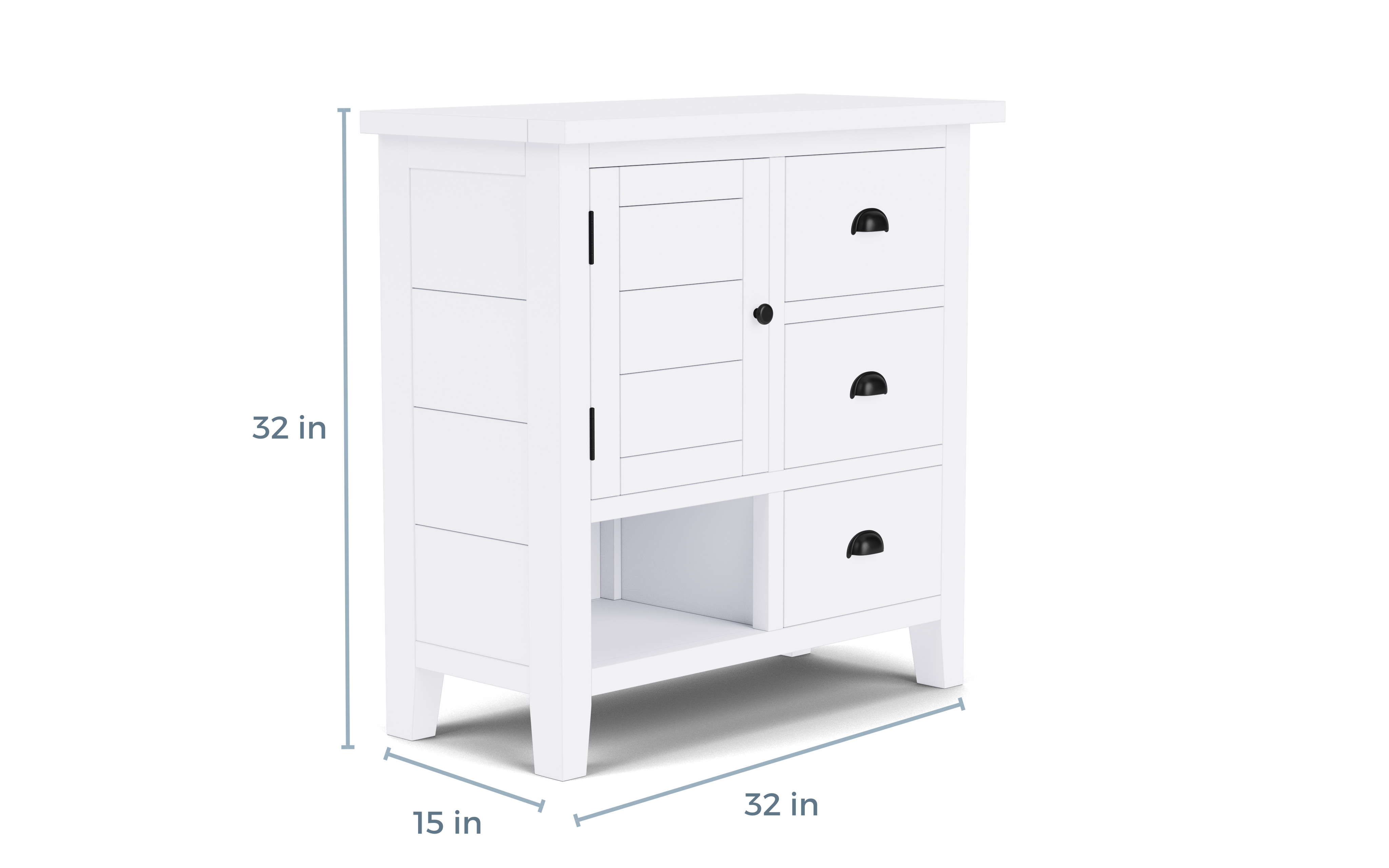 White accent console hotsell