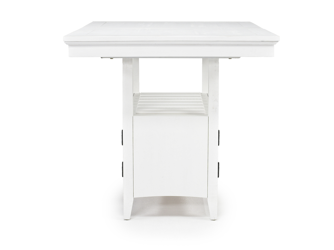Counter height store folding dining table