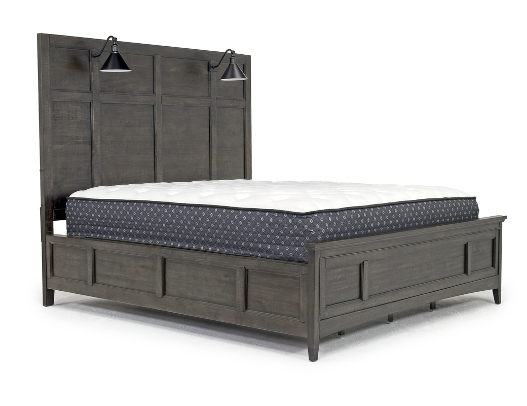 Bay Creek Panel Bed in Graphite, Eastern King Beds Bedroom