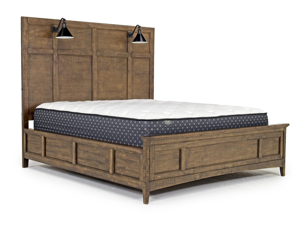 Bay Creek Panel Bed in Toasted Nutmeg, Queen Beds Bedroom