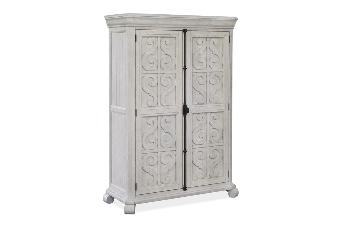 Bellamy Armoire in White | Armoires | Bedroom