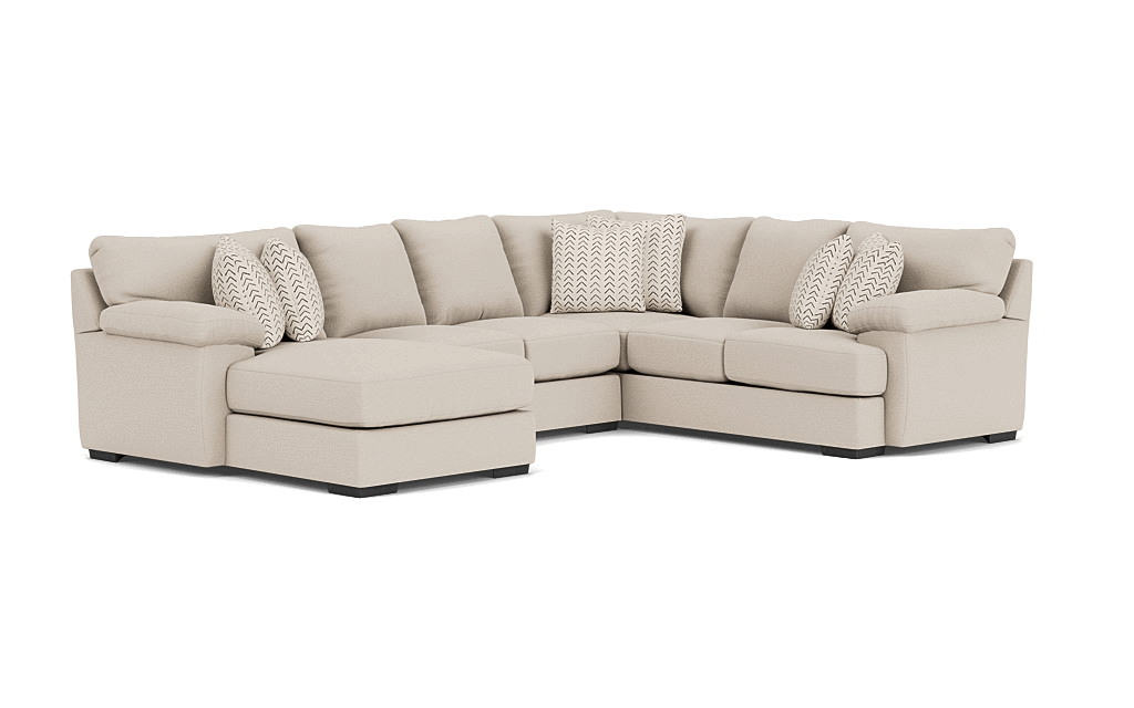 Bermuda Tux Loveseat Chaise Sectional Sectionals Living Room