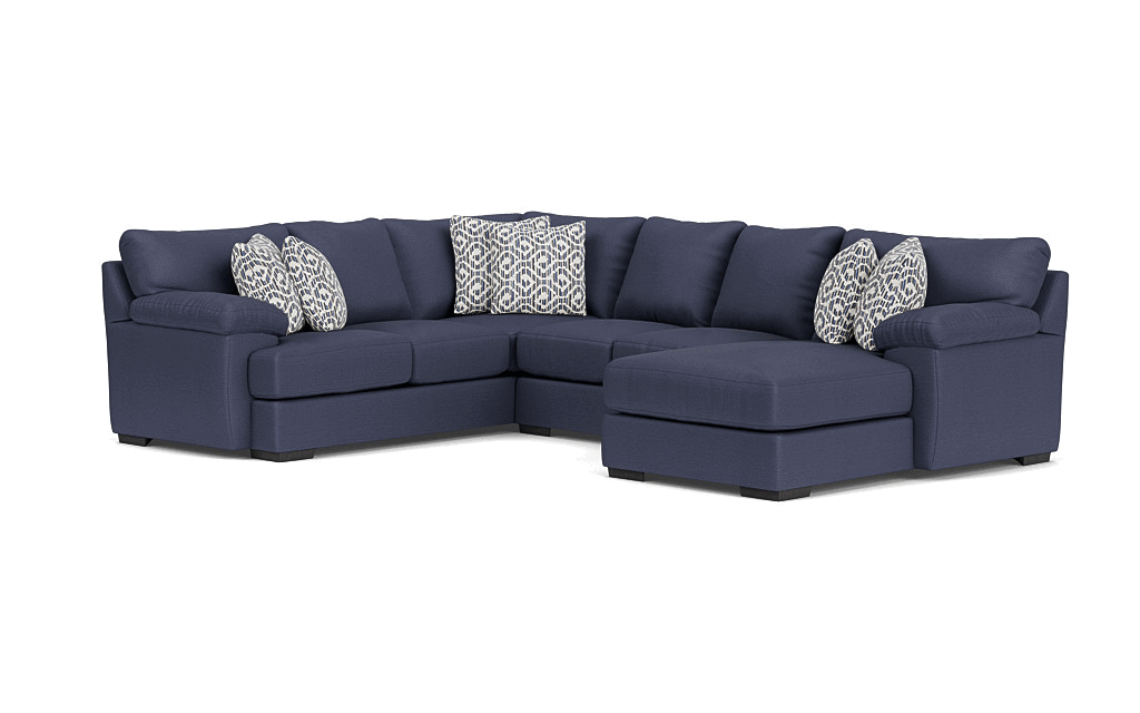 Bermuda Tux Loveseat Chaise Sectional Sectionals Living Room