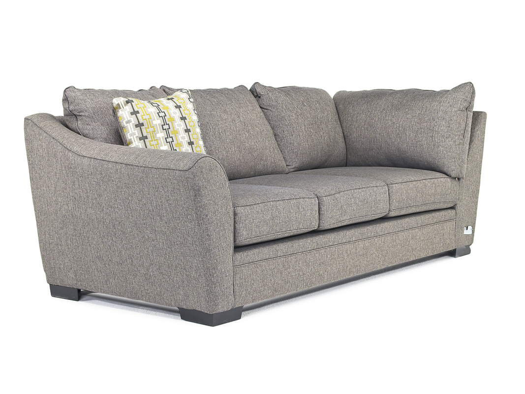 Brazil Tux Sofa in Cactus Titanium, Right Facing, Gel Mor Furniture