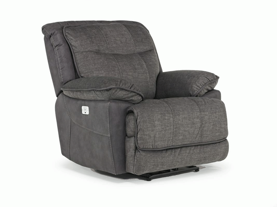 Bubba Gliding Recliner in Graphite