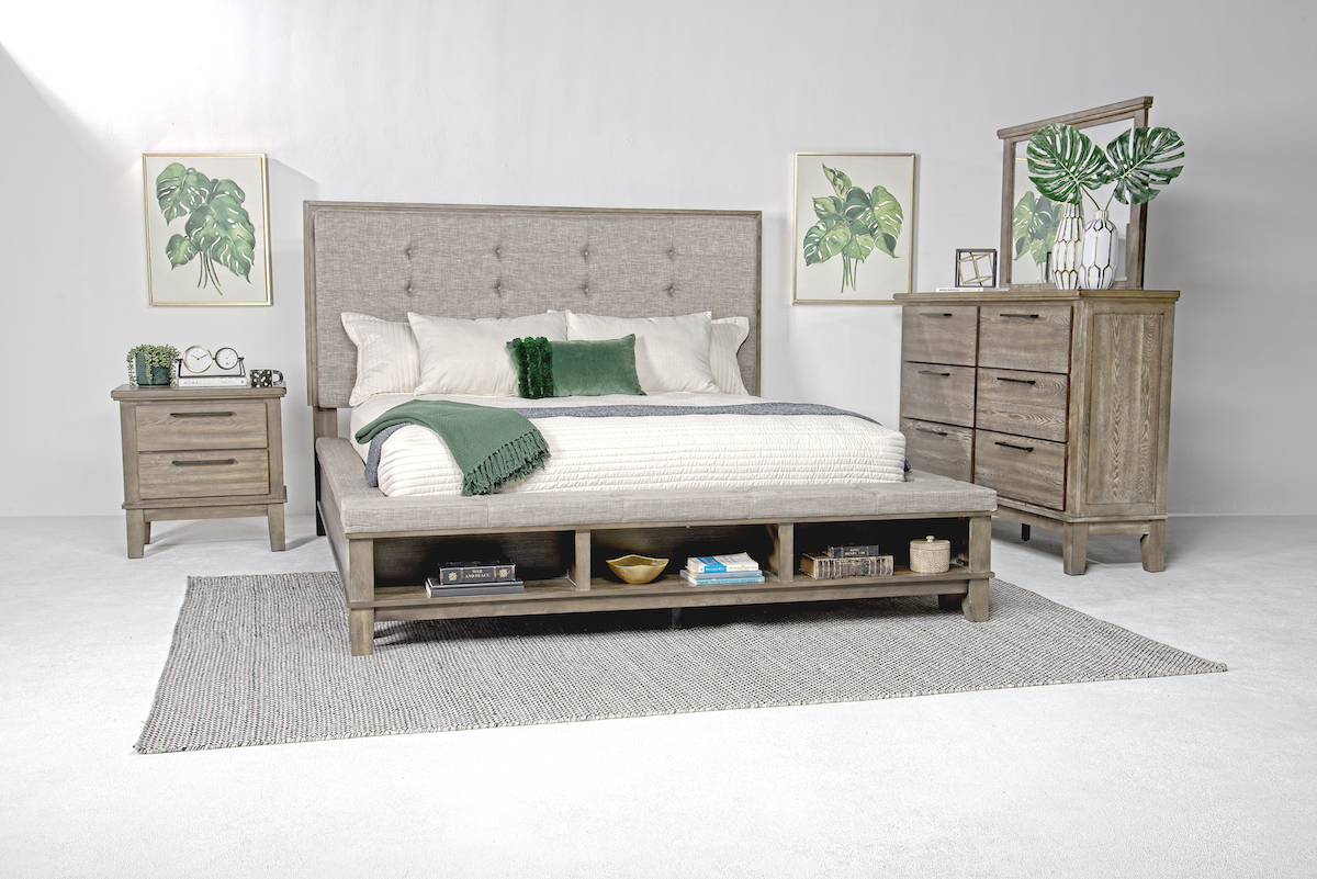 Cagney Upholstered Panel Bedroom Set Bedroom Sets Bedroom