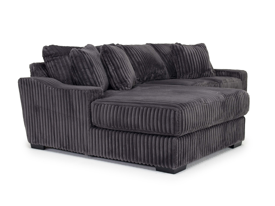 Casper Sofa Chaise in Pony Slate, Left Facing