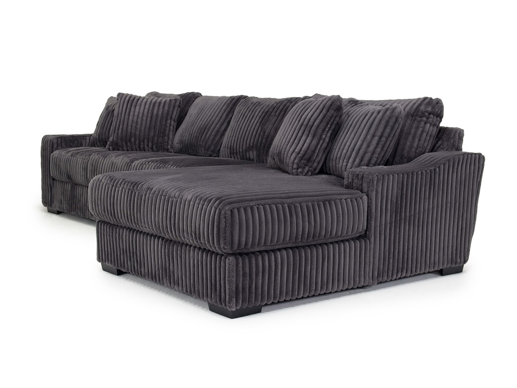 Casper XL Sofa Chaise in Pony Slate Sectionals Living Room