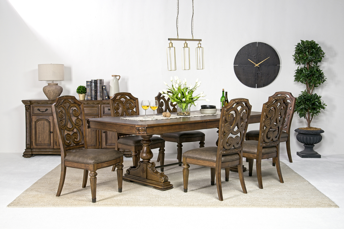 Durango Dining Table & 6 Chairs Dining Room Sets Dining Room