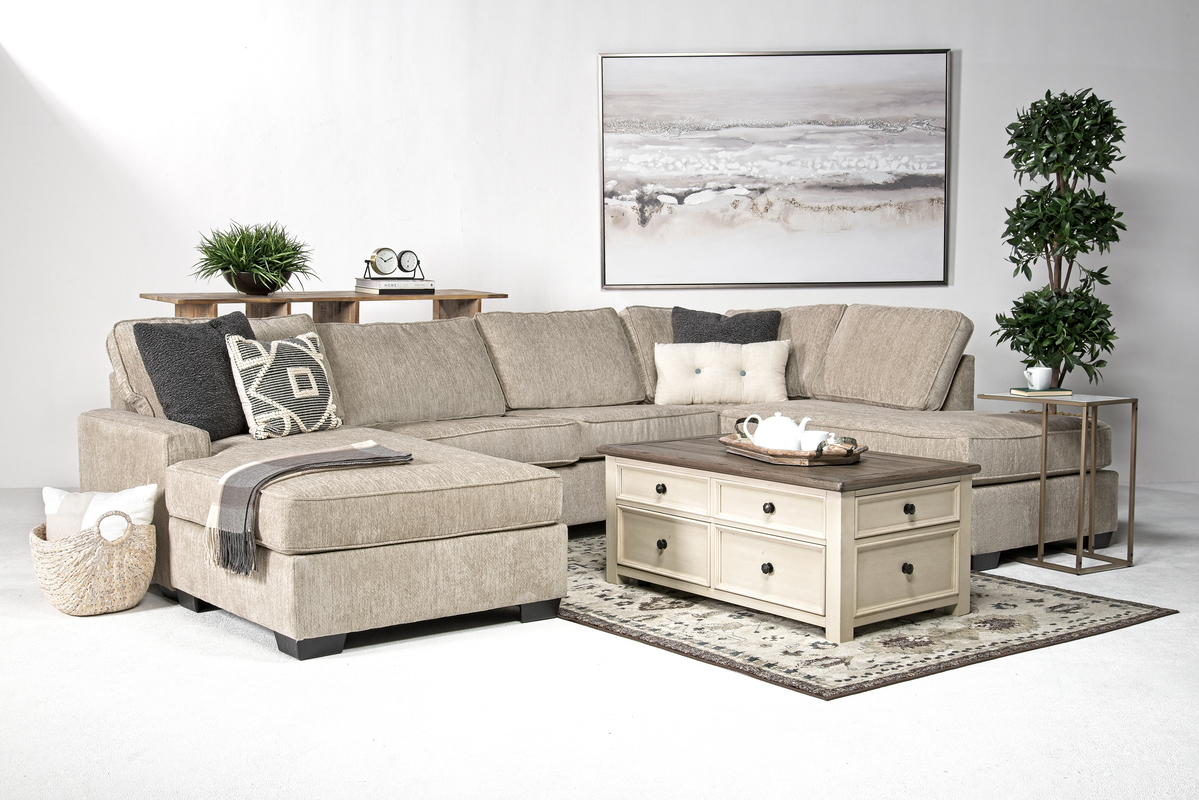 Ensenada Dual Chaise Sectional Sectionals Living Room