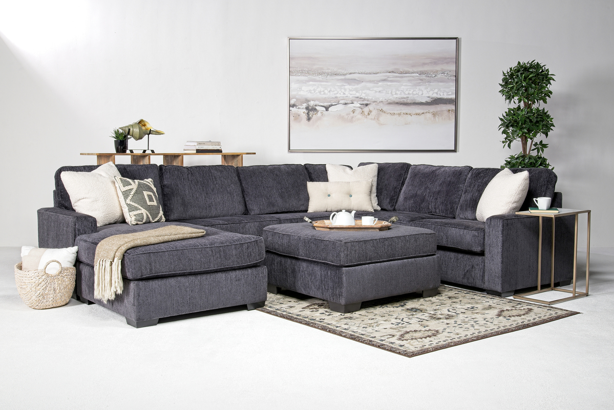 Left facing top chaise sectional