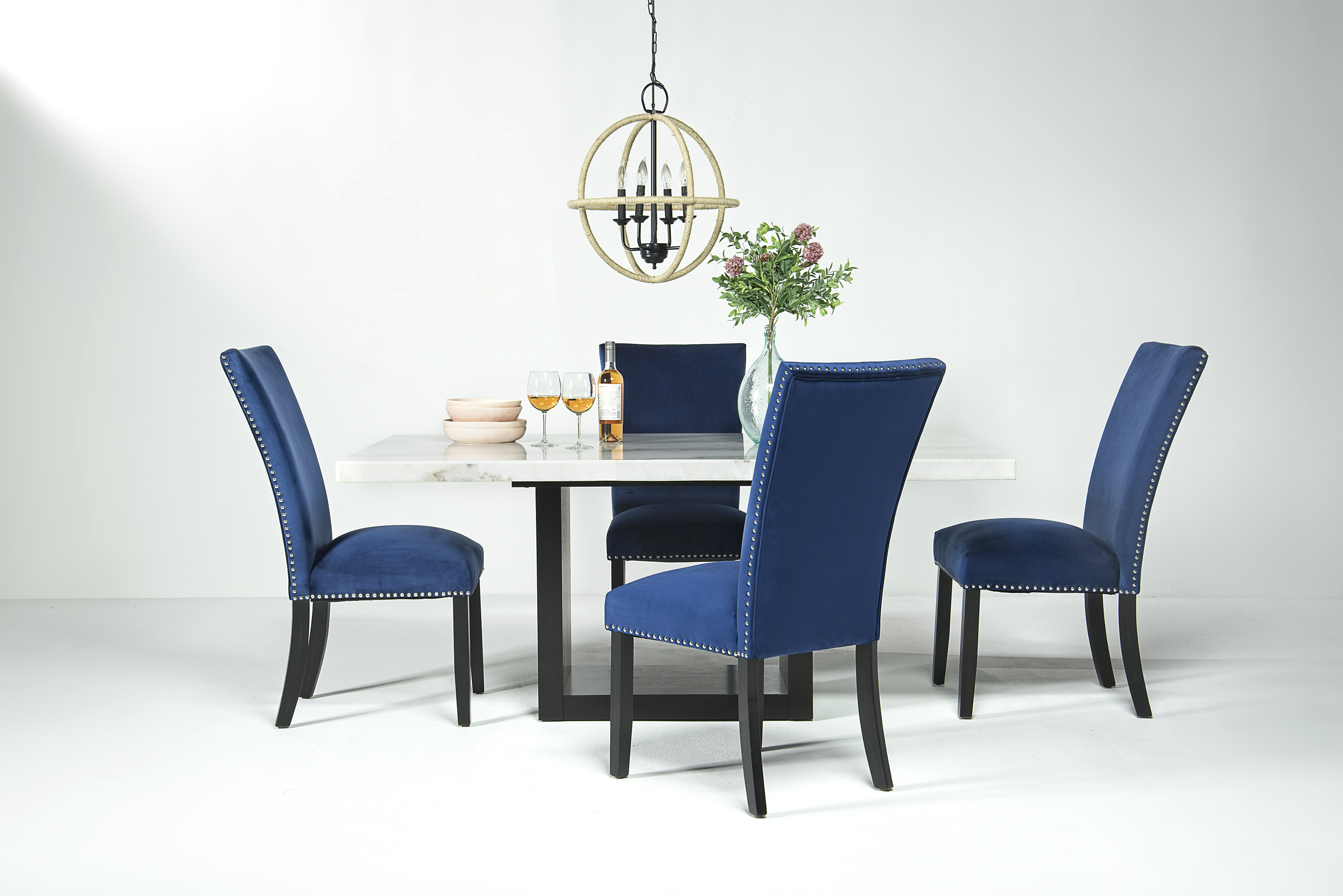 Altobasso Round Blue Dining Table Cafedesart