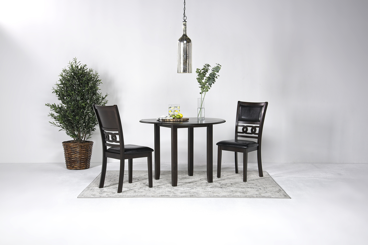 Gia Round Dining Table & 2 Stools Dining Room Sets Dining Room