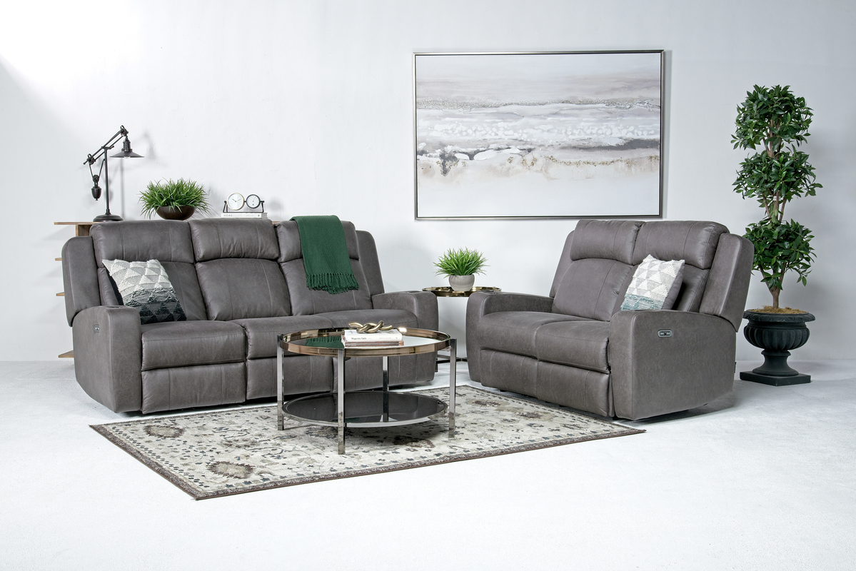 Grayson 2 Power Sofa & Loveseat Sofa & Loveseat Sets Living Room
