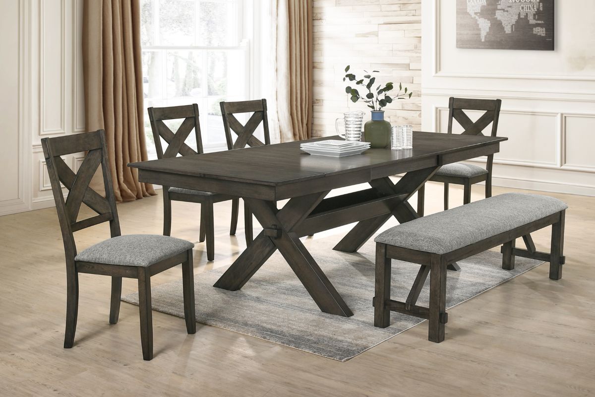 Gulliver Dining Table, 4 Chairs & Bench | Dining Sets | Dining Room