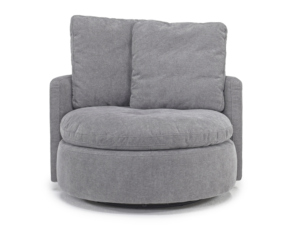 West elm crescent store swivel chair review