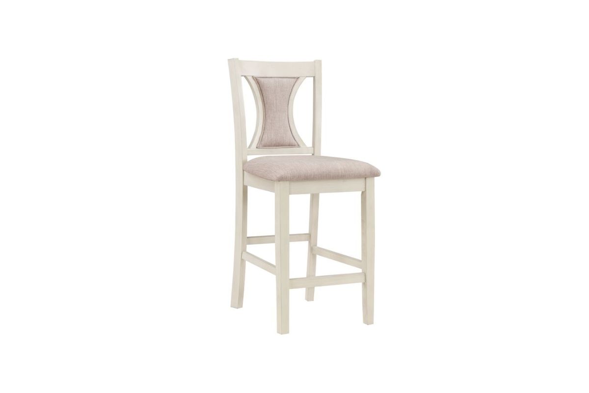 Hudson Counter Height Stool in Creme Dining Stools Dining Room