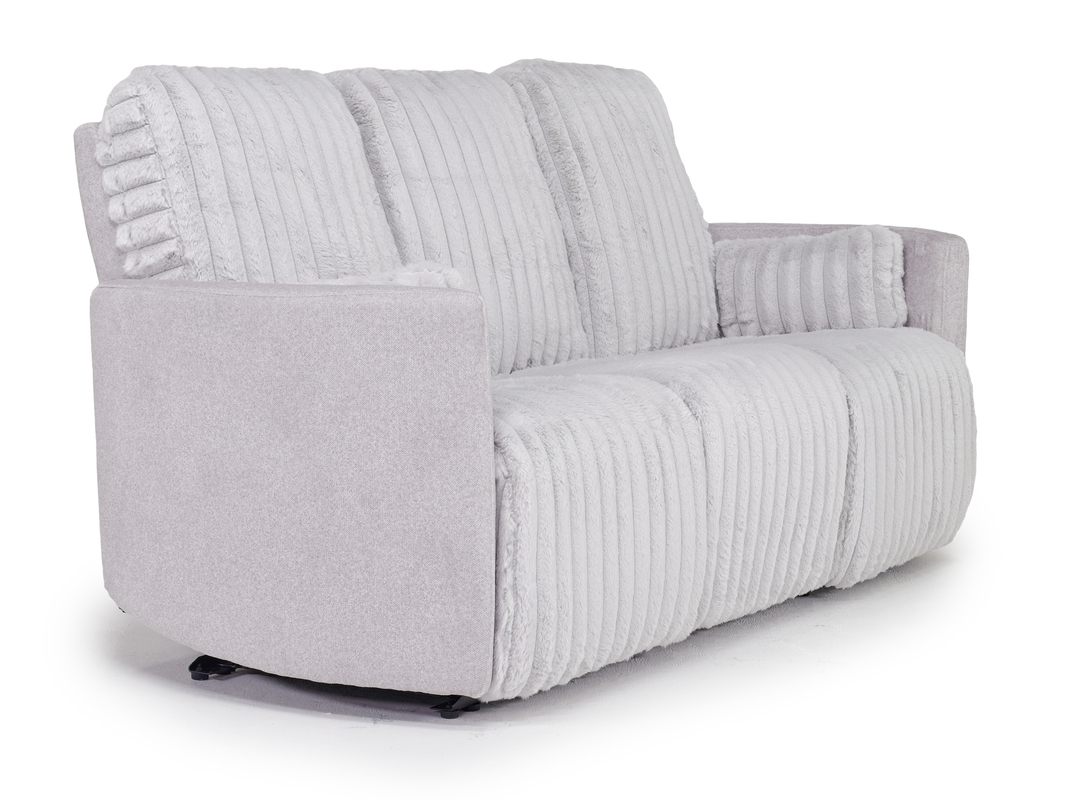 Jessica 2 Power Sofa - Presley Fog & Charlotte Mist