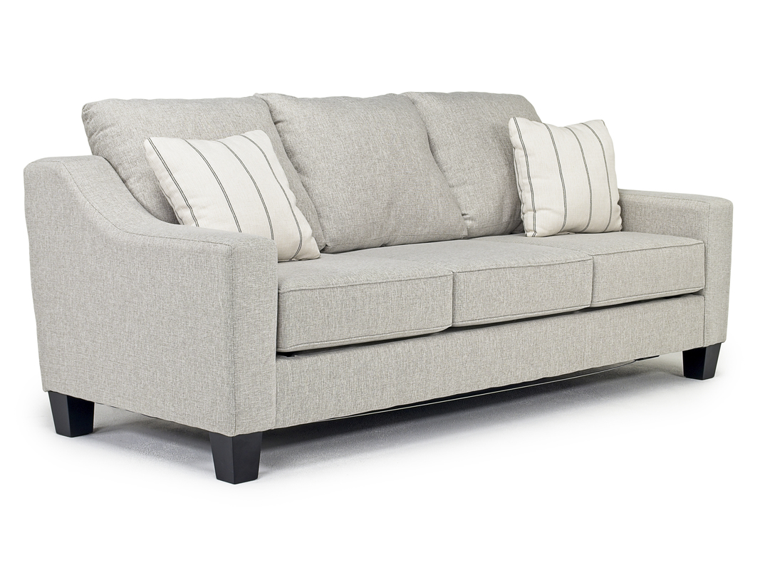 Lucy Queen Sleeper Sofa in Splash Linen Sofas Living Room