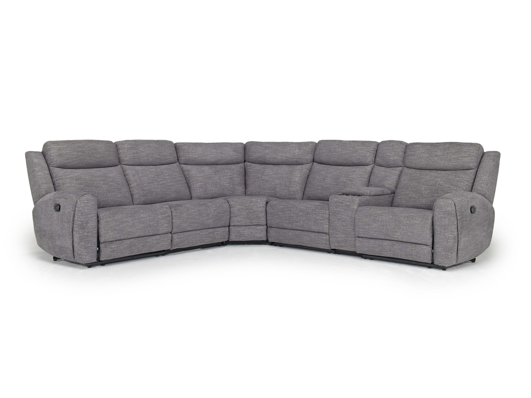 Mia 6 Piece Reclining Sectional Sectionals Living Room