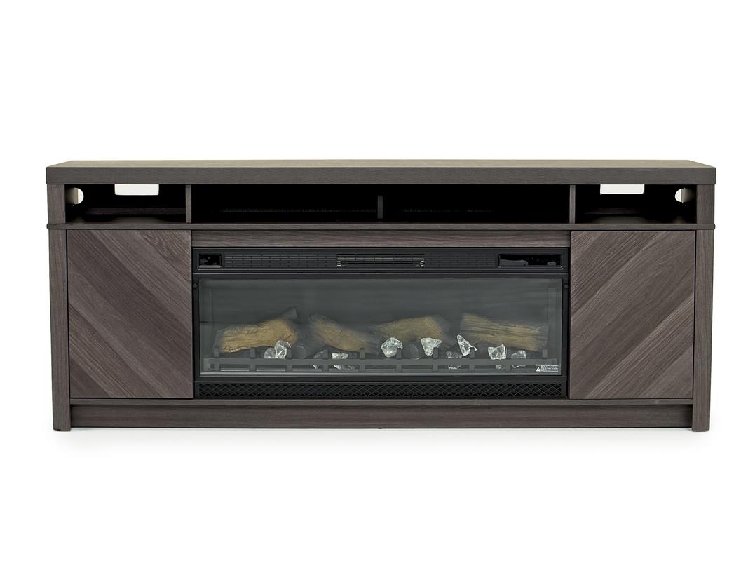 Mor furniture store fireplace tv stand
