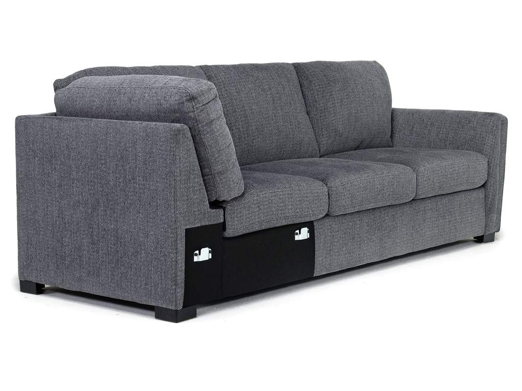 Pasadena Tux Sofa in Brimfield Denim, Right Facing Mor Furniture
