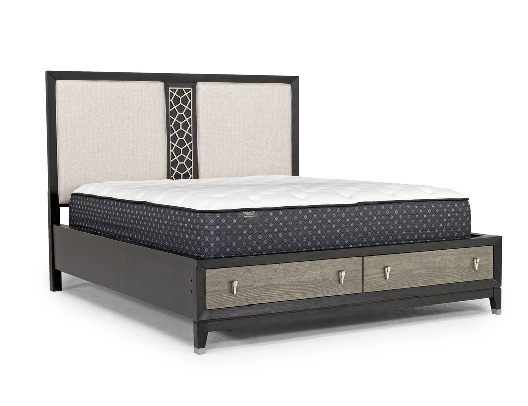 Proximity Panel Bed in Gray Oak, Eastern King Beds Bedroom