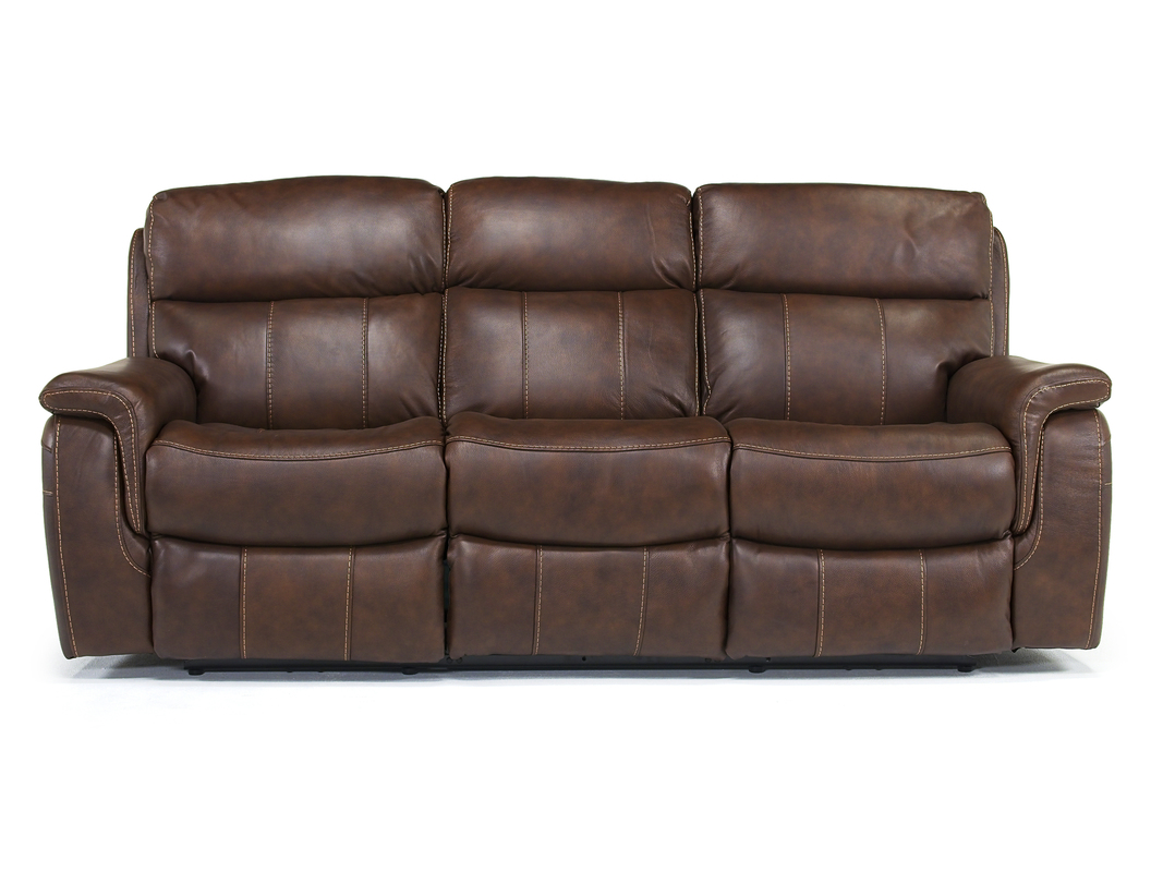 Ranger Power Sofa In Brown Leather