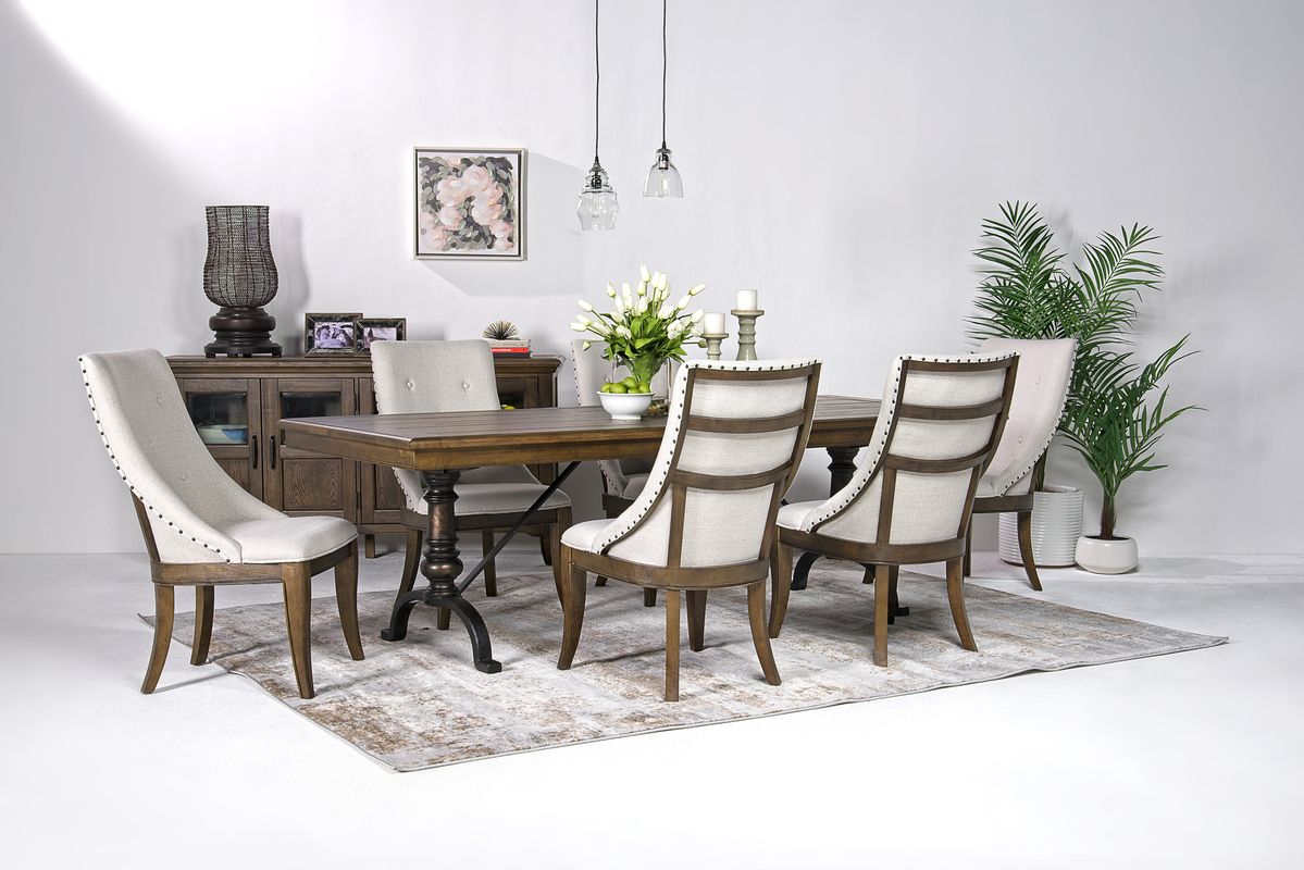 Roxy Dining Table & 6 Chairs Dining Room Sets Dining Room
