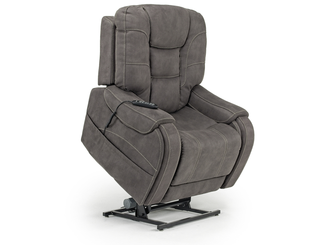 STR 3 Power Lift Chair in Gunmetal | Recliners | Living Room 