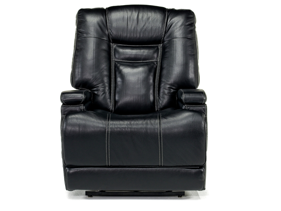 Black leather lift hot sale chair
