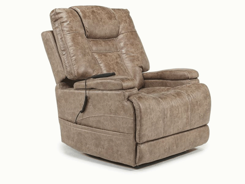 STT 3 Power Lift Chair in Mushroom Recliners Living Room