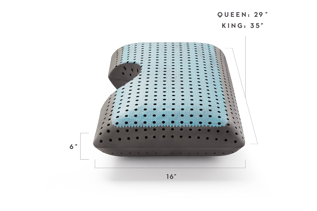 Malouf Carbon Pillow Pillows Mattresses