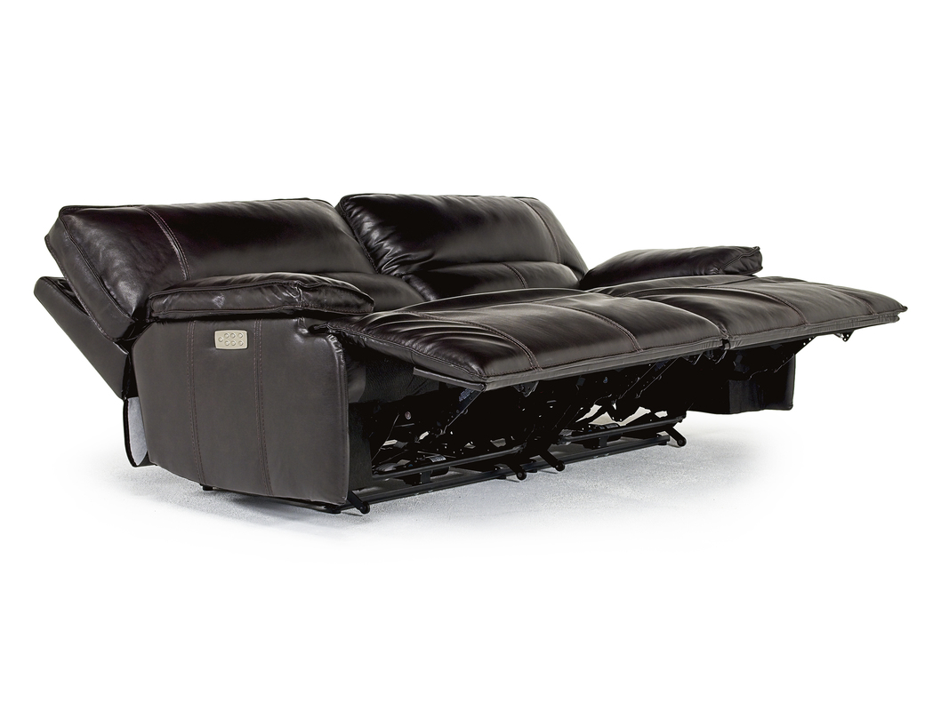 Power cheap leather sofa