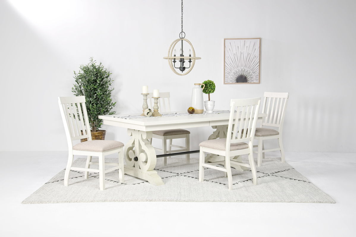 Stone Dining Table & 4 Chairs Dining Room Sets Dining Room