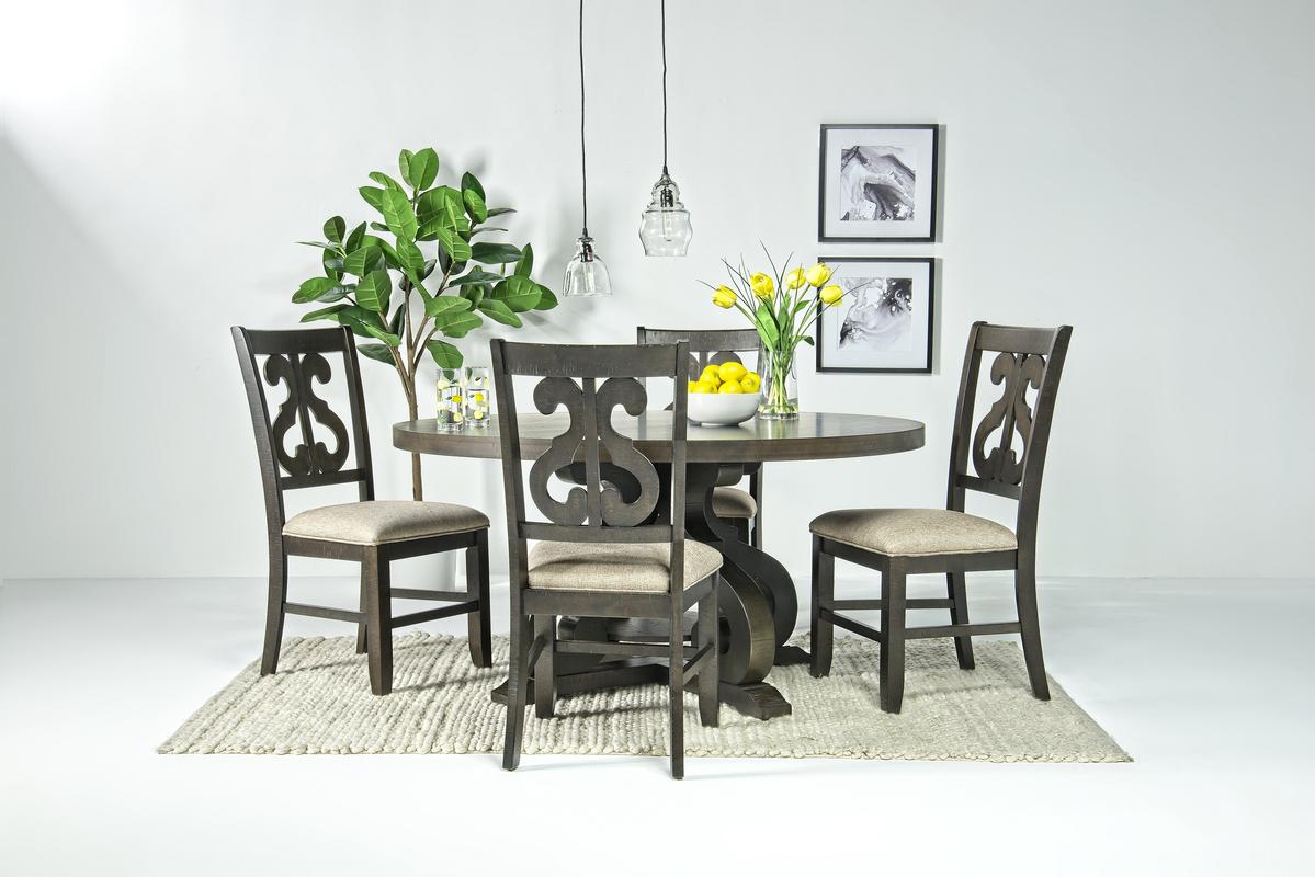 Stone Round Dining Table 4 Chairs In, Mor Furniture Dining Room Set