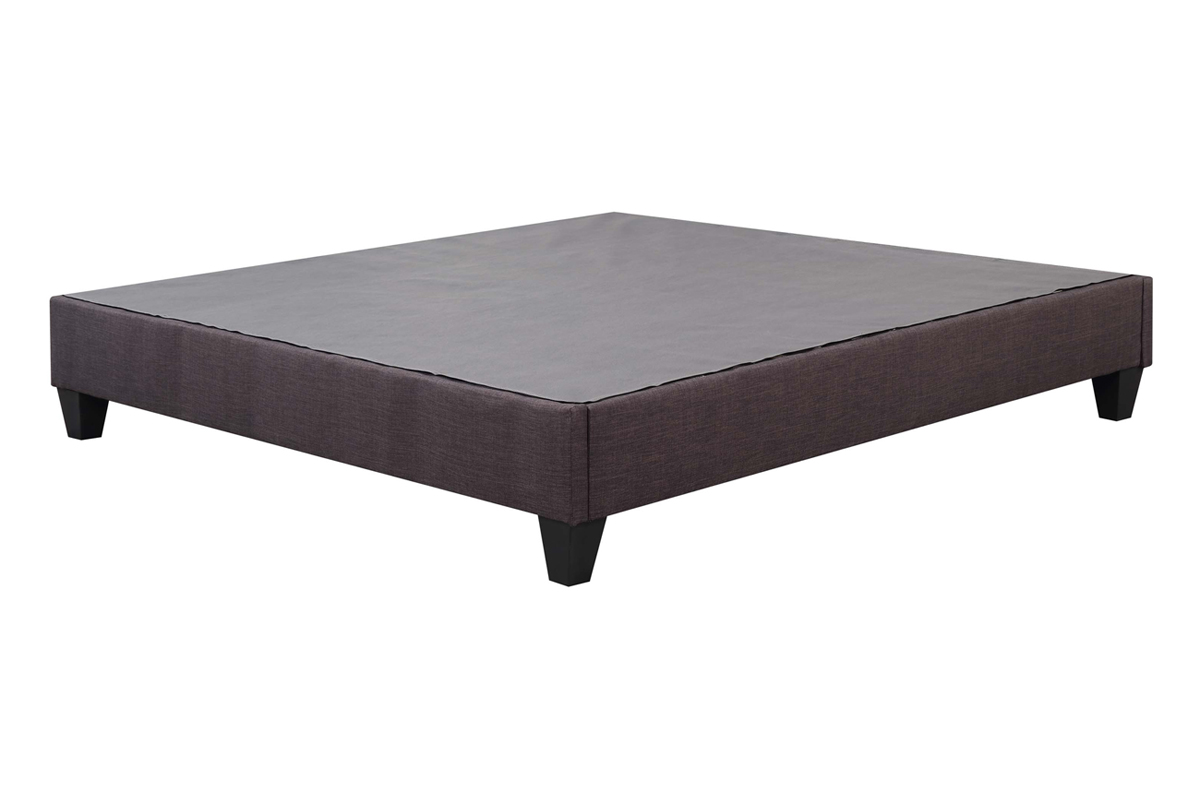 Abby Platform Bed in Charcoal, Eastern King Beds Bedroom