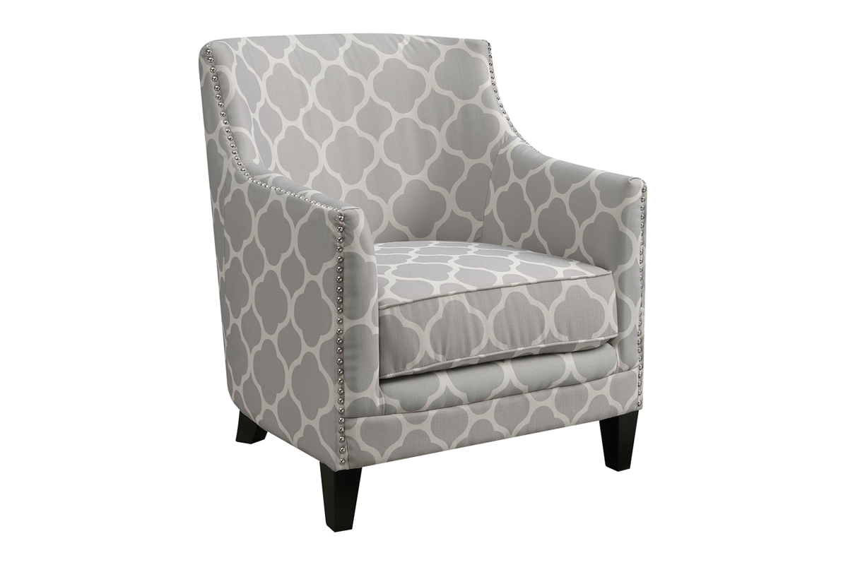 Deena Accent Chair in Dove Chairs Living Room