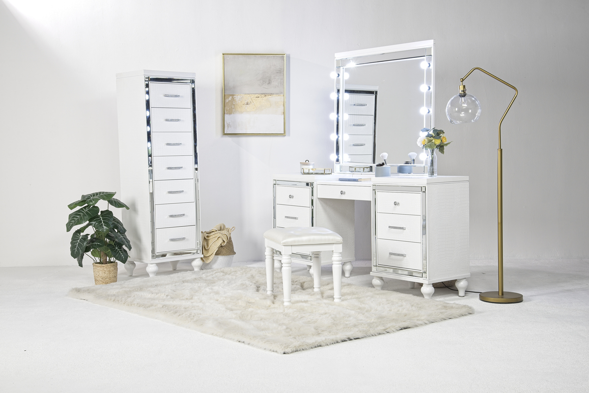 JOYMOR Wooden Kids Vanity With Mirror Set – Joymor