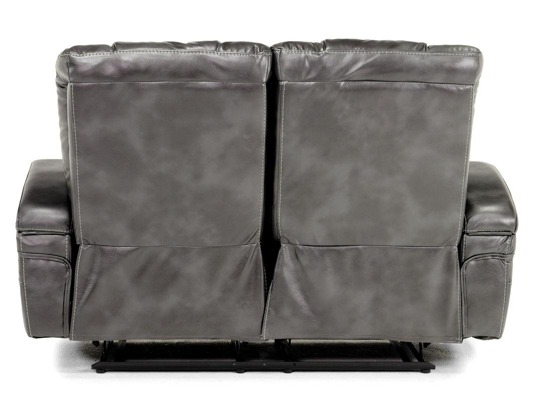 Vega Reclining Loveseat in Black | Loveseats | Living Room