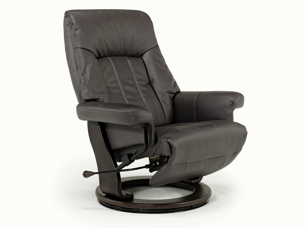 Reclining Chair in Charcoal Chairs Living Room
