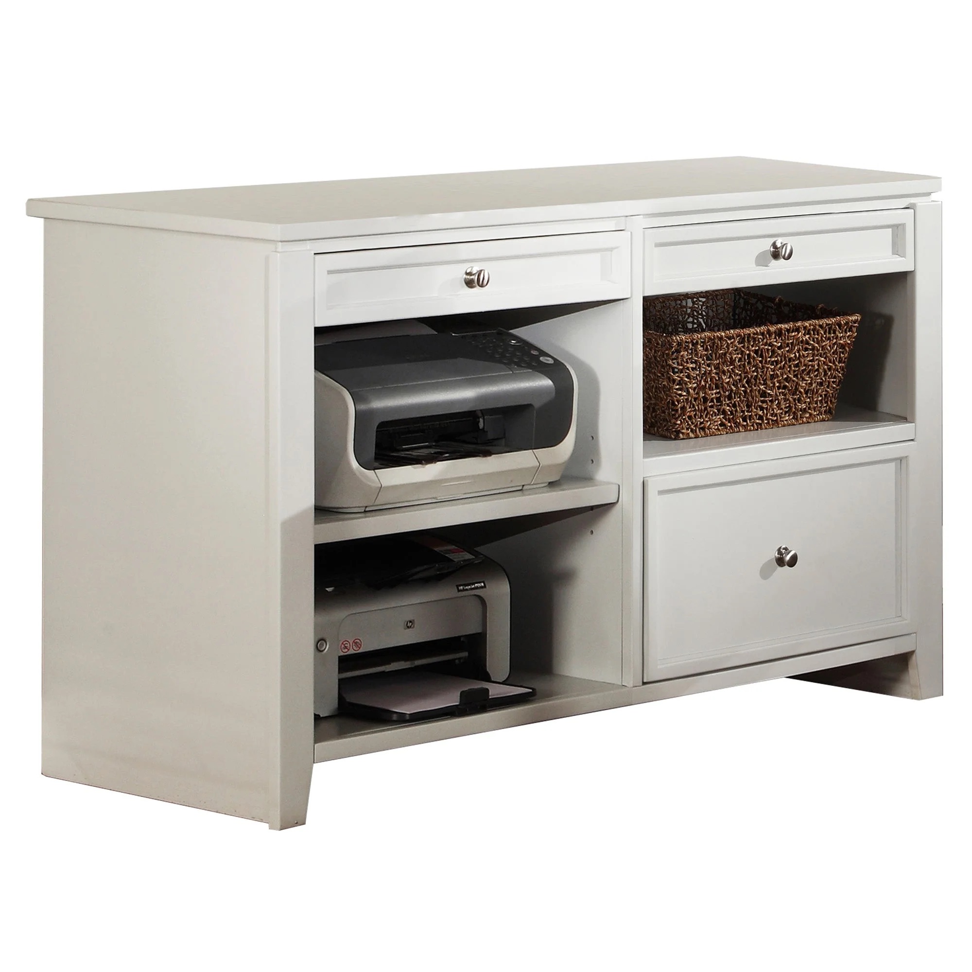 Boca 47 Inch Credenza in Cottage White | Desks | Office