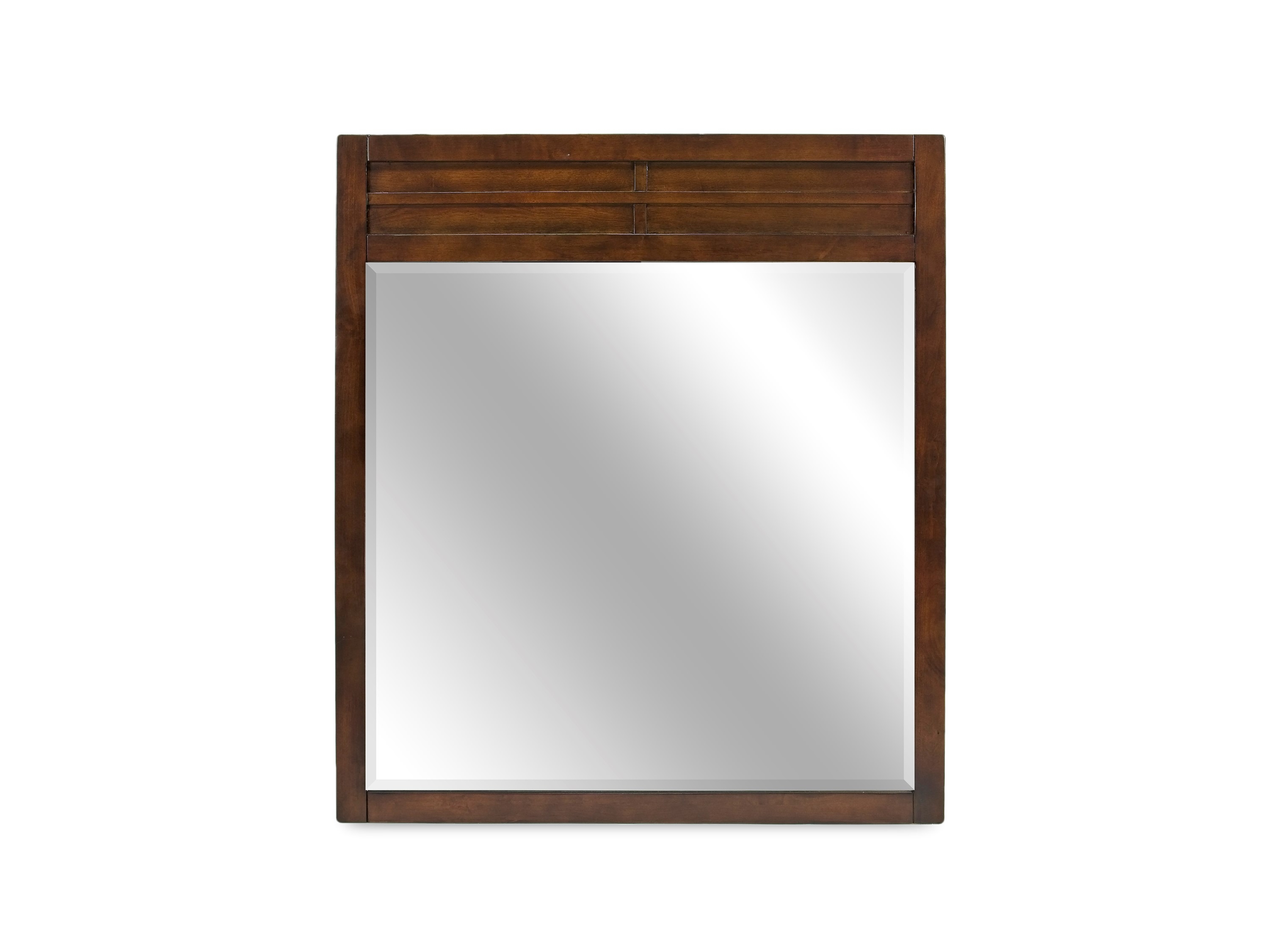 Kensington Panel Bed w/ Storage, Dresser, Mirror & Nightstand in Brown
